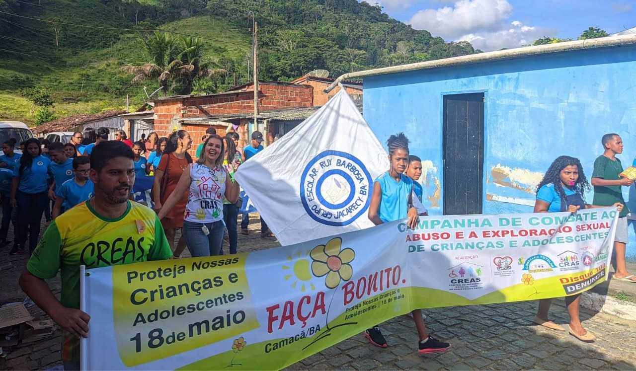 Camacã: Mobilização de combate ao abuso e exploração sexual de crianças e adolescentes alcançou sede e distritos
